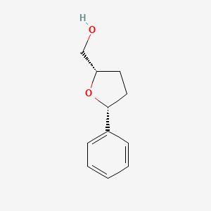 molecular formula C11H14O2 B2644359 [(2S,5R)-5-Phenyloxolan-2-yl]methanol CAS No. 2413847-41-1