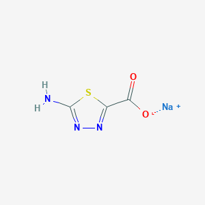 B2644365 Sodium 5-amino-1,3,4-thiadiazole-2-carboxylate CAS No. 2126160-80-1