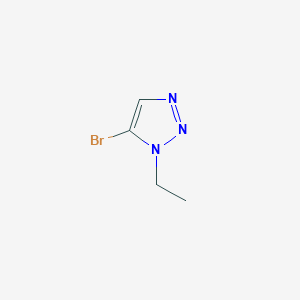molecular formula C4H6BrN3 B2644397 5-Bromo-1-ethyl-1H-1,2,3-triazole CAS No. 1393560-22-9