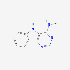 molecular formula C11H10N4 B2644415 N-methyl-5H-pyrimido[5,4-b]indol-4-amine CAS No. 338419-65-1