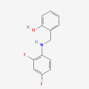 2-[(2,4-Difluoroanilino)methyl]benzenol