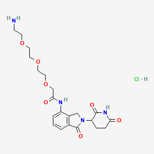 molecular formula C21H29ClN4O7 B2644471 Lenalidomide-acetamido-O-PEG2-C2-amine HCl CAS No. 2380273-94-7