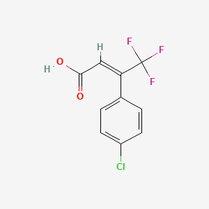 (E)-3-(4-chlorophenyl)-4,4,4-trifluorobut-2-enoic acid