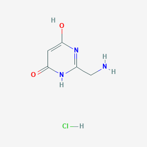 2-(Aminomethyl)pyrimidine-4,6-diol hydrochloride