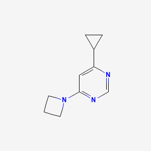 4-(Azetidin-1-yl)-6-cyclopropylpyrimidine