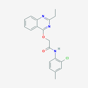 molecular formula C19H18ClN3O2 B2644487 N-(2-chloro-4-methylphenyl)-2-[(2-ethylquinazolin-4-yl)oxy]acetamide CAS No. 1115933-42-0