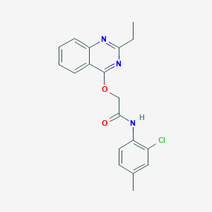 N-{2-[5-(5-chloro-1H-indol-2-yl)-1,2,4-oxadiazol-3-yl]ethyl}-N-methyl-1-phenylcyclopropanecarboxamide