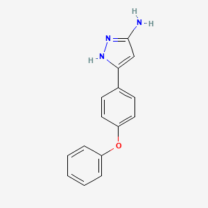 3-(4-phenoxyphenyl)-1H-pyrazol-5-amine