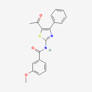 N-(5-acetyl-4-phenyl-1,3-thiazol-2-yl)-3-methoxybenzamide