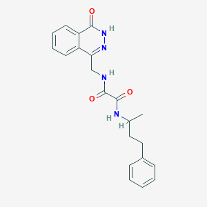 N-(1-methyl-3-phenylpropyl)-N'-[(4-oxo-3,4-dihydrophthalazin-1-yl)methyl]ethanediamide