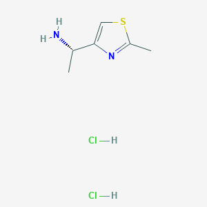 (1S)-1-(2-methyl-1,3-thiazol-4-yl)ethan-1-amine dihydrochloride