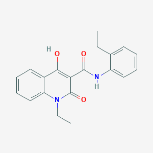 molecular formula C20H20N2O3 B2644567 1-ethyl-N-(2-ethylphenyl)-4-hydroxy-2-oxo-1,2-dihydroquinoline-3-carboxamide CAS No. 941877-55-0