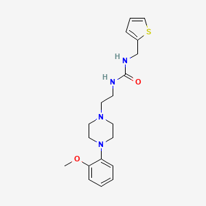 1-(2-(4-(2-Methoxyphenyl)piperazin-1-yl)ethyl)-3-(thiophen-2-ylmethyl)urea