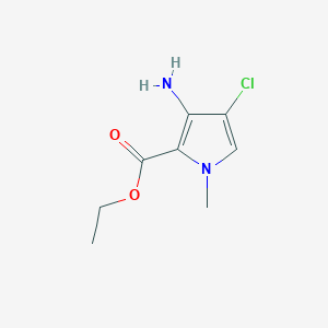 Ethyl 3-amino-4-chloro-1-methyl-1H-pyrrole-2-carboxylate