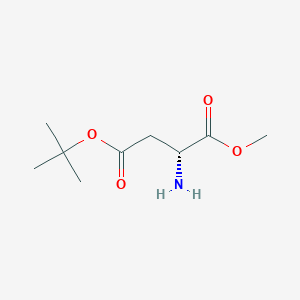 (r)-4-Tert-butyl 1-methyl 2-aminosuccinate