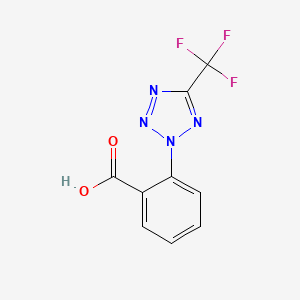 2-[5-(Trifluoromethyl)tetrazol-2-yl]benzoic acid