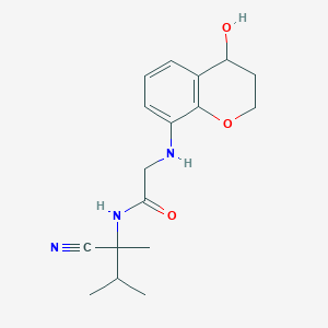 N-(1-cyano-1,2-dimethylpropyl)-2-[(4-hydroxy-3,4-dihydro-2H-1-benzopyran-8-yl)amino]acetamide