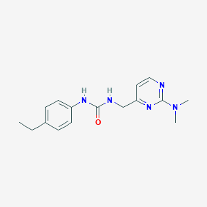1-((2-(Dimethylamino)pyrimidin-4-yl)methyl)-3-(4-ethylphenyl)urea