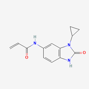 N-(3-Cyclopropyl-2-oxo-1H-benzimidazol-5-yl)prop-2-enamide