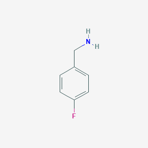 molecular formula C7H8FN B026447 4-氟苄胺 CAS No. 140-75-0
