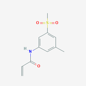 N-(3-Methyl-5-methylsulfonylphenyl)prop-2-enamide