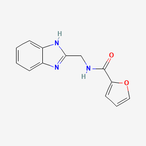 N-(1H-1,3-benzodiazol-2-ylmethyl)furan-2-carboxamide