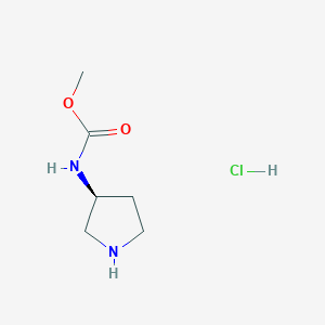 methyl (3S)-pyrrolidin-3-ylcarbamate hydrochloride