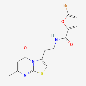 5-bromo-N-(2-(7-methyl-5-oxo-5H-thiazolo[3,2-a]pyrimidin-3-yl)ethyl)furan-2-carboxamide