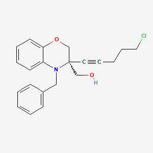 (4-benzyl-3-(5-chloropent-1-yn-1-yl)-3,4-dihydro-2H-benzo[b][1,4]oxazin-3-yl)methanol