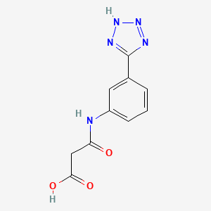 3-oxo-3-[3-(2H-tetrazol-5-yl)anilino]propanoic acid