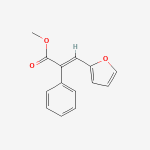 methyl (2E)-3-(furan-2-yl)-2-phenylprop-2-enoate