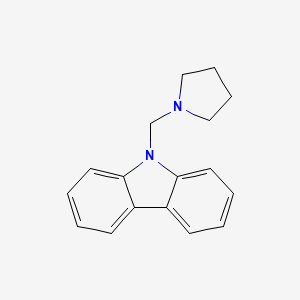 molecular formula C17H18N2 B2644787 9-(pyrrolidin-1-ylmethyl)-9H-carbazole CAS No. 111960-23-7