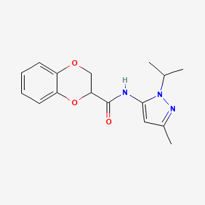 N-(1-isopropyl-3-methyl-1H-pyrazol-5-yl)-2,3-dihydrobenzo[b][1,4]dioxine-2-carboxamide