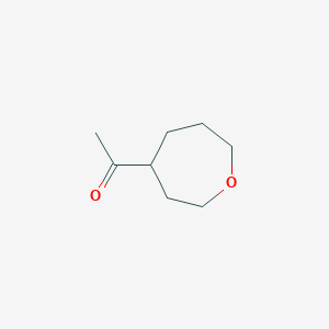 molecular formula C8H14O2 B2644819 1-(Oxepan-4-yl)ethan-1-one CAS No. 1509698-42-3
