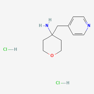 4-(Pyridin-4-ylmethyl)oxan-4-amine dihydrochloride