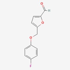 5-[(4-Fluorophenoxy)methyl]furan-2-carbaldehyde