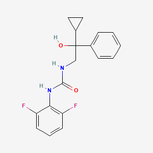 1-(2-Cyclopropyl-2-hydroxy-2-phenylethyl)-3-(2,6-difluorophenyl)urea