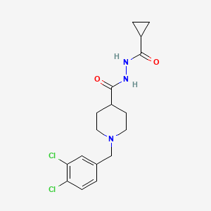 N'-{[1-(3,4-dichlorobenzyl)-4-piperidinyl]carbonyl}cyclopropanecarbohydrazide