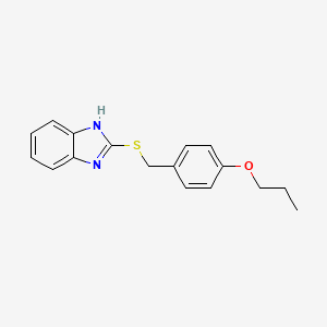 2-[(4-propoxybenzyl)thio]-1H-benzimidazole