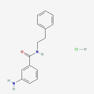 3-amino-N-phenethylbenzamide hydrochloride