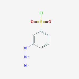 molecular formula C6H4ClN3O2S B2644944 m-Azidobenzensulfonyl chloride CAS No. 134646-65-4