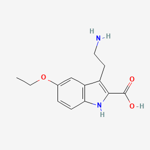 3-(2-Amino-ethyl)-5-ethoxy-1H-indole-2-carboxylic acid