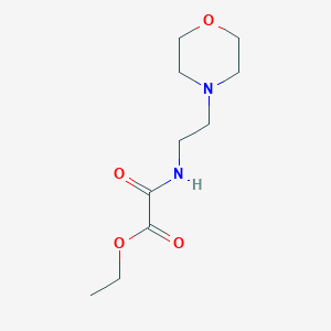 molecular formula C10H18N2O4 B2645016 ETHYL {[2-(MORPHOLIN-4-YL)ETHYL]CARBAMOYL}FORMATE CAS No. 349401-46-3