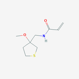 molecular formula C9H15NO2S B2645026 N-[(3-Methoxythiolan-3-yl)methyl]prop-2-enamide CAS No. 2280660-25-3