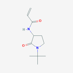 molecular formula C11H18N2O2 B2645029 N-(1-Tert-butyl-2-oxopyrrolidin-3-yl)prop-2-enamide CAS No. 2224127-85-7