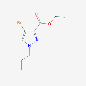 molecular formula C9H13BrN2O2 B2645030 ethyl 4-bromo-1-propyl-1H-pyrazole-3-carboxylate CAS No. 1856075-20-1