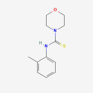 molecular formula C12H16N2OS B2645074 N-(2-methylphenyl)morpholine-4-carbothioamide CAS No. 108747-42-8
