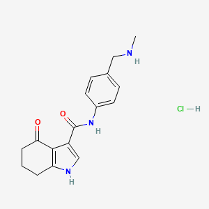 molecular formula C17H20ClN3O2 B2645161 CP-409092 hydrochloride 