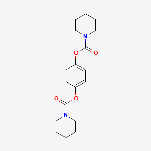 4-Piperidylcarbonyloxyphenyl piperidinecarboxylate