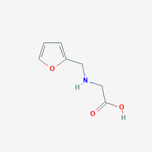molecular formula C7H9NO3 B2645234 [(Furan-2-ylmethyl)-amino]-acetic acid CAS No. 859981-01-4